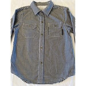 Calvin Klein Jeans‎ Button Down Shirt Gingham Check Long Sleeve 4T